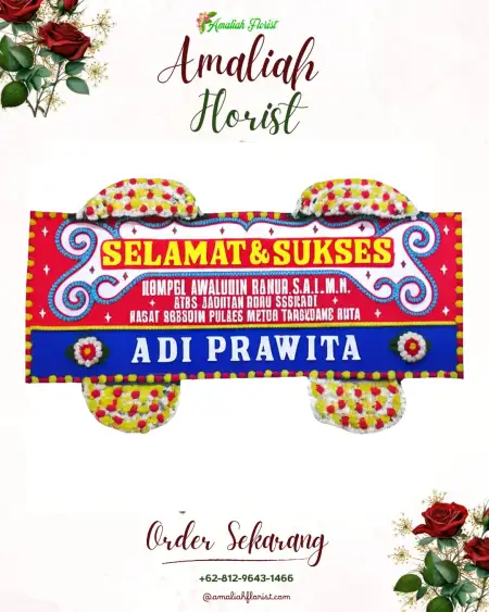 Papan Bunga Ucapan Selamat Awayan